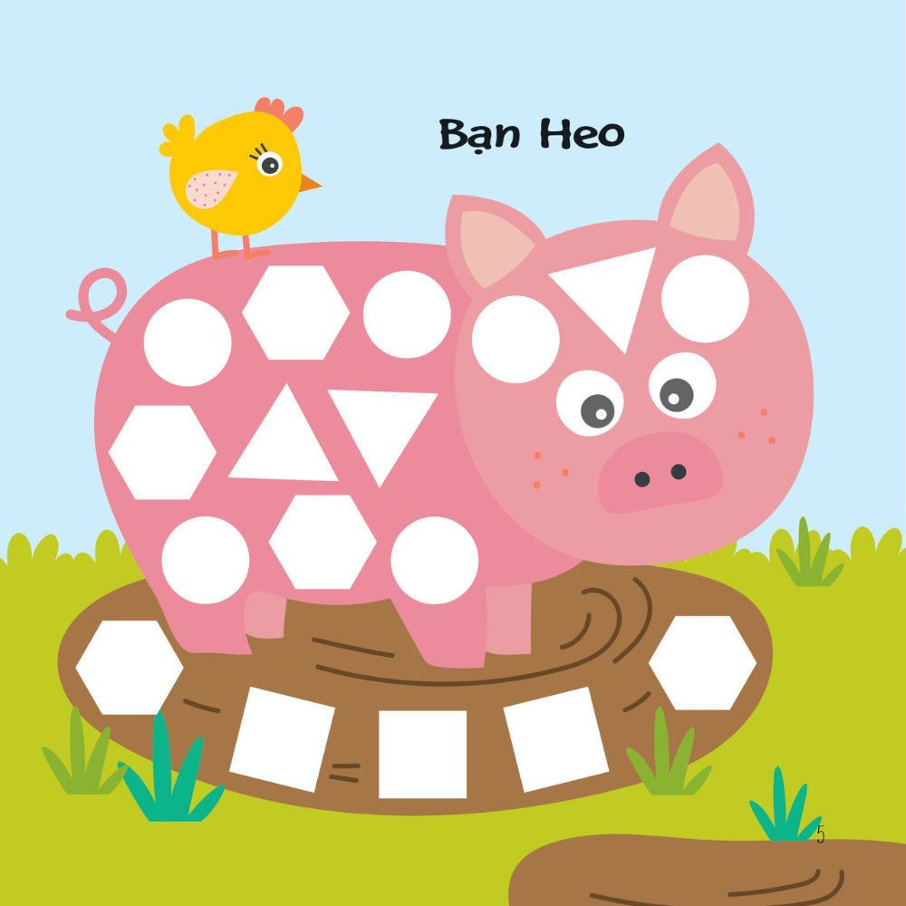 Hình Dán Ngộ Nghĩnh - Phát Triển Khả Năng Quan Sát - Động Vật Ở Trang Trại