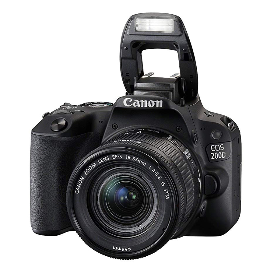 Máy Ảnh Canon EOS 200D KIT 18-55 IS STM (Đen) - Hàng Nhập Khẩu