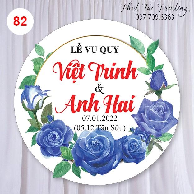 MS 82 - Bảng Backdrop trang trí đám cưới