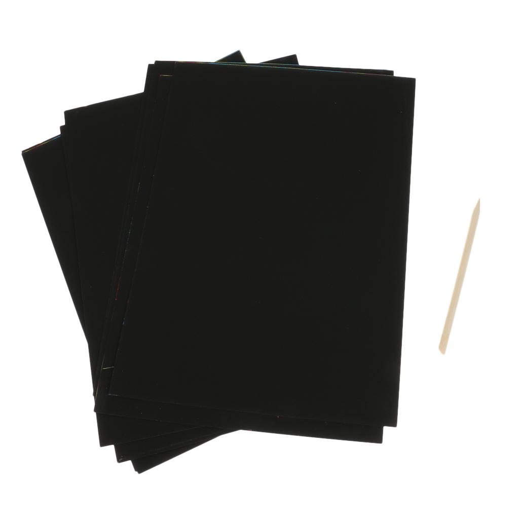 10pcs Kids Stationery Sketch Scratch Paper Note Drawing Educational