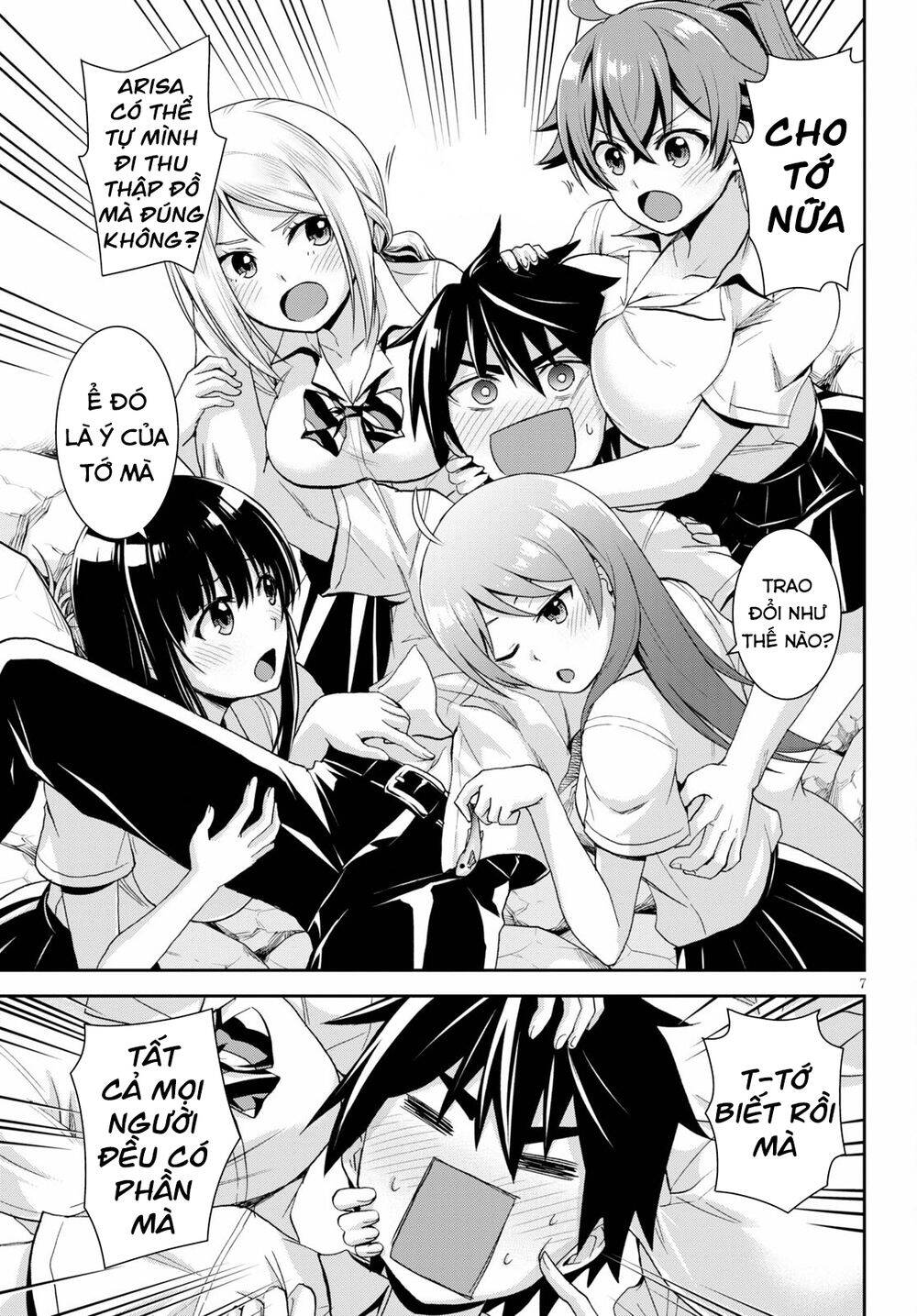 isekai yurutto survival seikatsu: gakkou no minna to isekai no mujintou ni tenishitakedo ore dake chapter 7.5 7