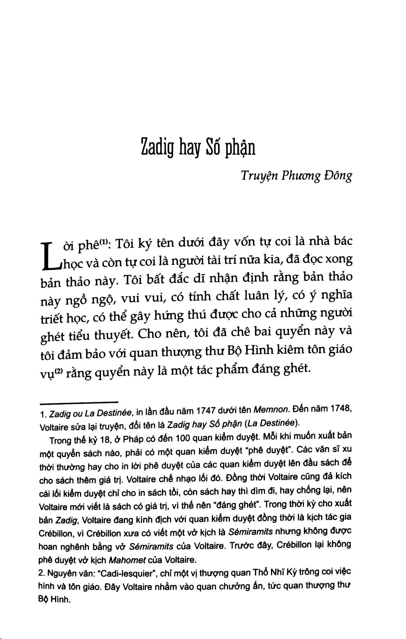 Zadig Hay Số Phận