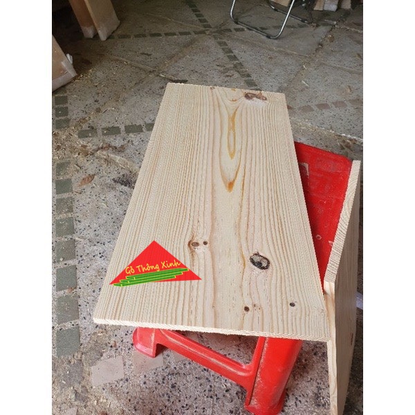 Gỗ thông tấm rộng 24cm, dài 50cm, dày 1cm đã bào láng đẹp 4 mặt phù hợp trang trí, làm kệ, DIY, làm loa, làm bàn cafe