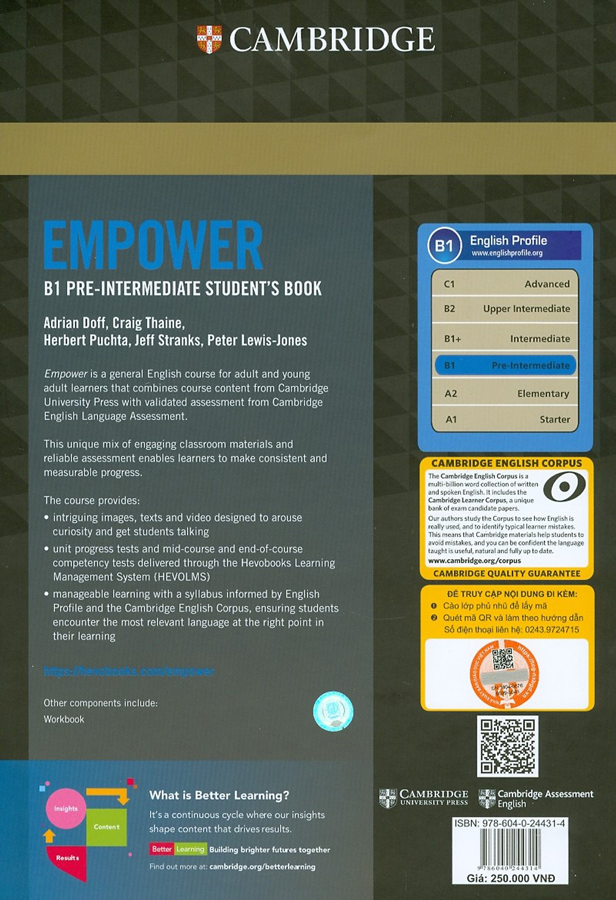 Empower B1 Pre-Intermediate Student's Book with Online Access