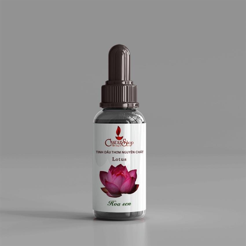 Tinh dầu hoa sen, Tinh chất dầu thơm lotus nguyên chất 10ml cao cấp candle shop