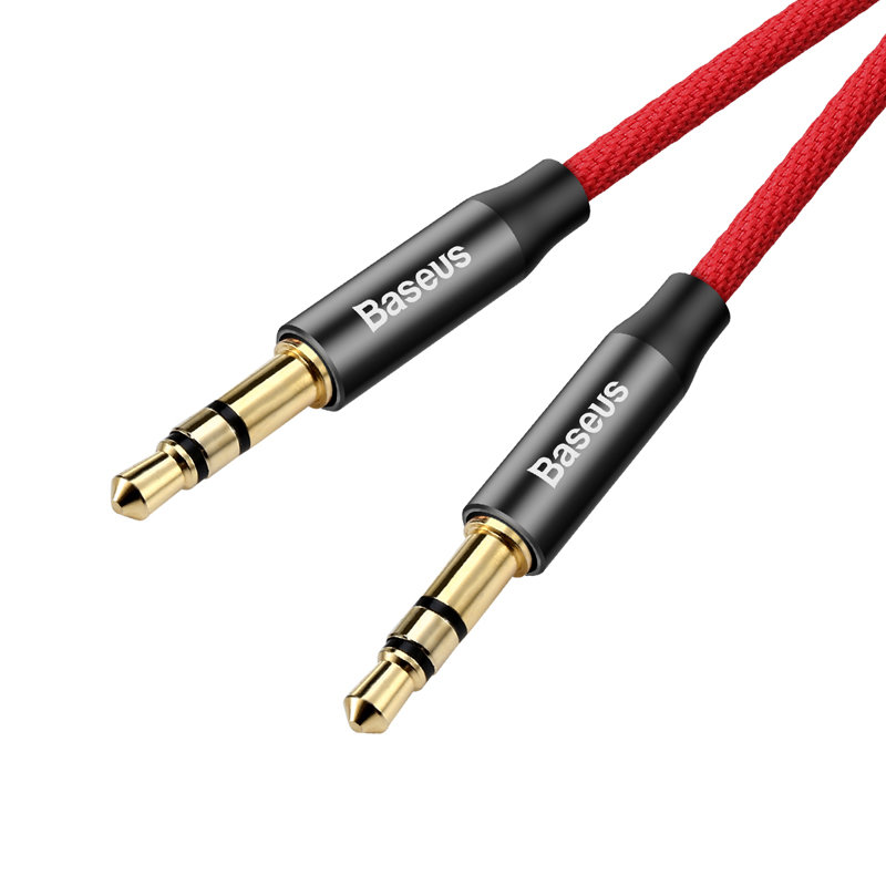 Cáp âm thanh Baseus M30 - AUX Audio 3.5mm  - truyền tải âm thanh chất lượng cao- Hàng Chính Hãng