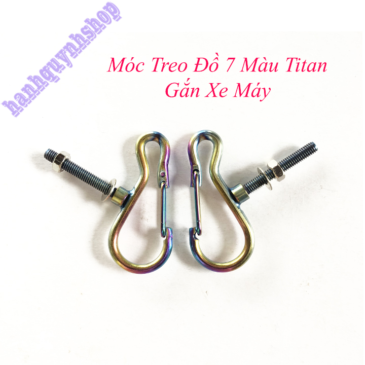 Móc Treo Đồ 7 màu TiTan Gắn Xe máy