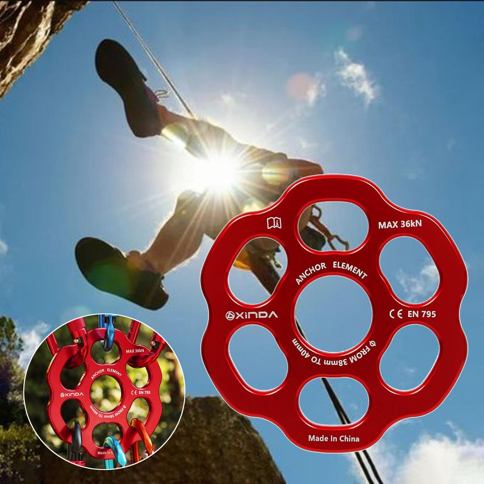 Outdoor Paw Rigging Plate Climbing Anchor Point Connector Gear