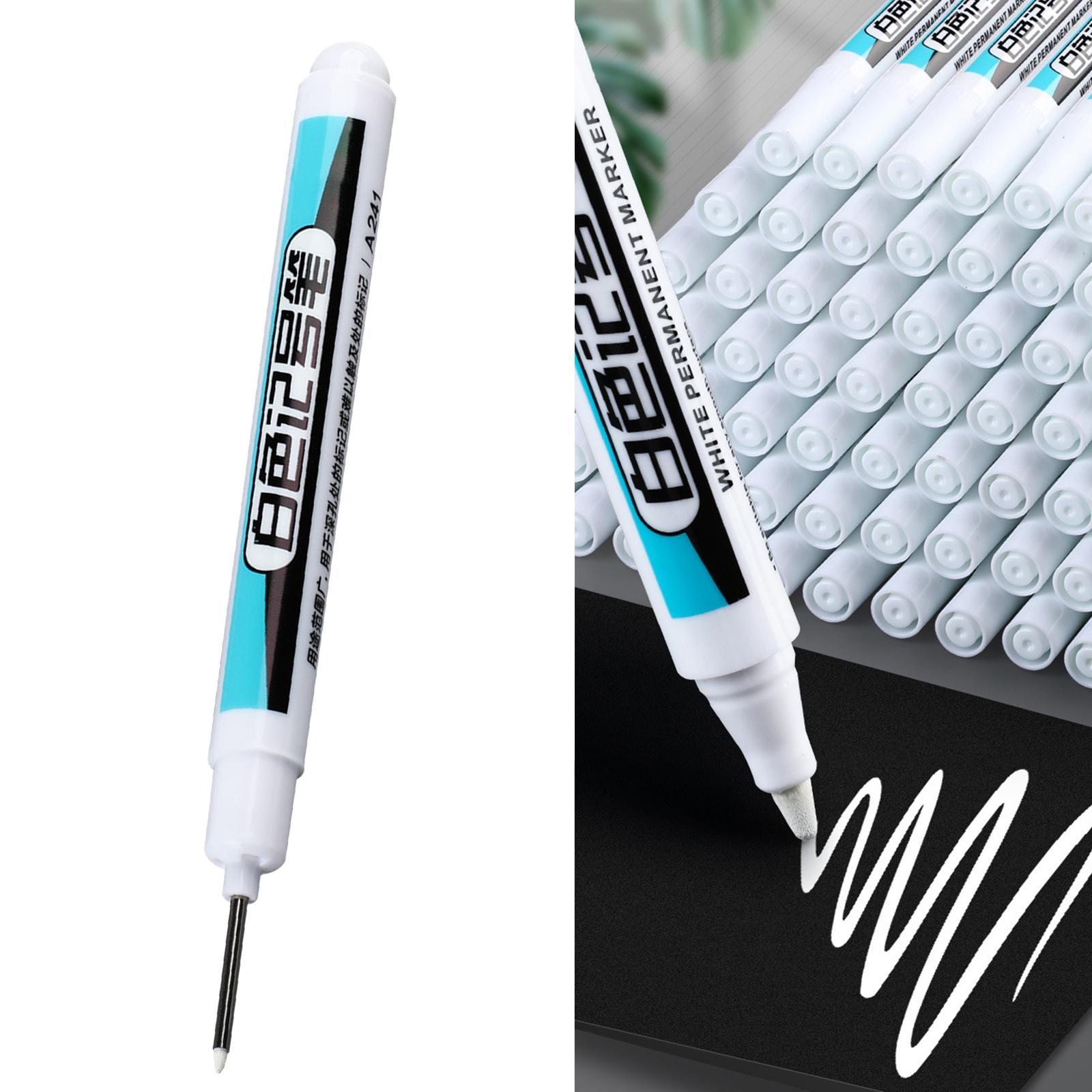 Multipurpose White Markers Paint Pen Glass Drawing Bathroom Foam Carpenter Marker Pen