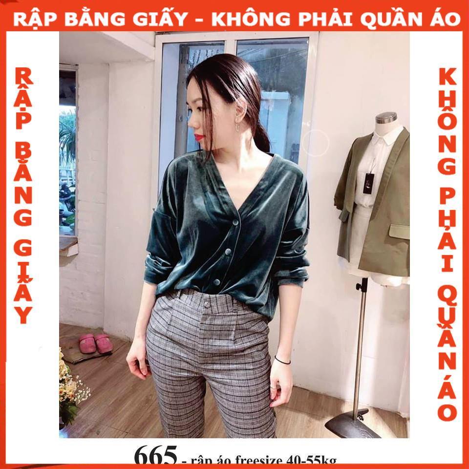 Rập sơ mi cổ tim - Rập giấy A0 mã 665 (BẢN VẼ)