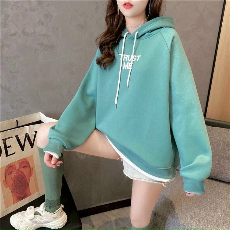 Áo khoác nữ hoodie , mẫu mới thu đông Chandi Kèm Ảnh Thật 2021 HD11