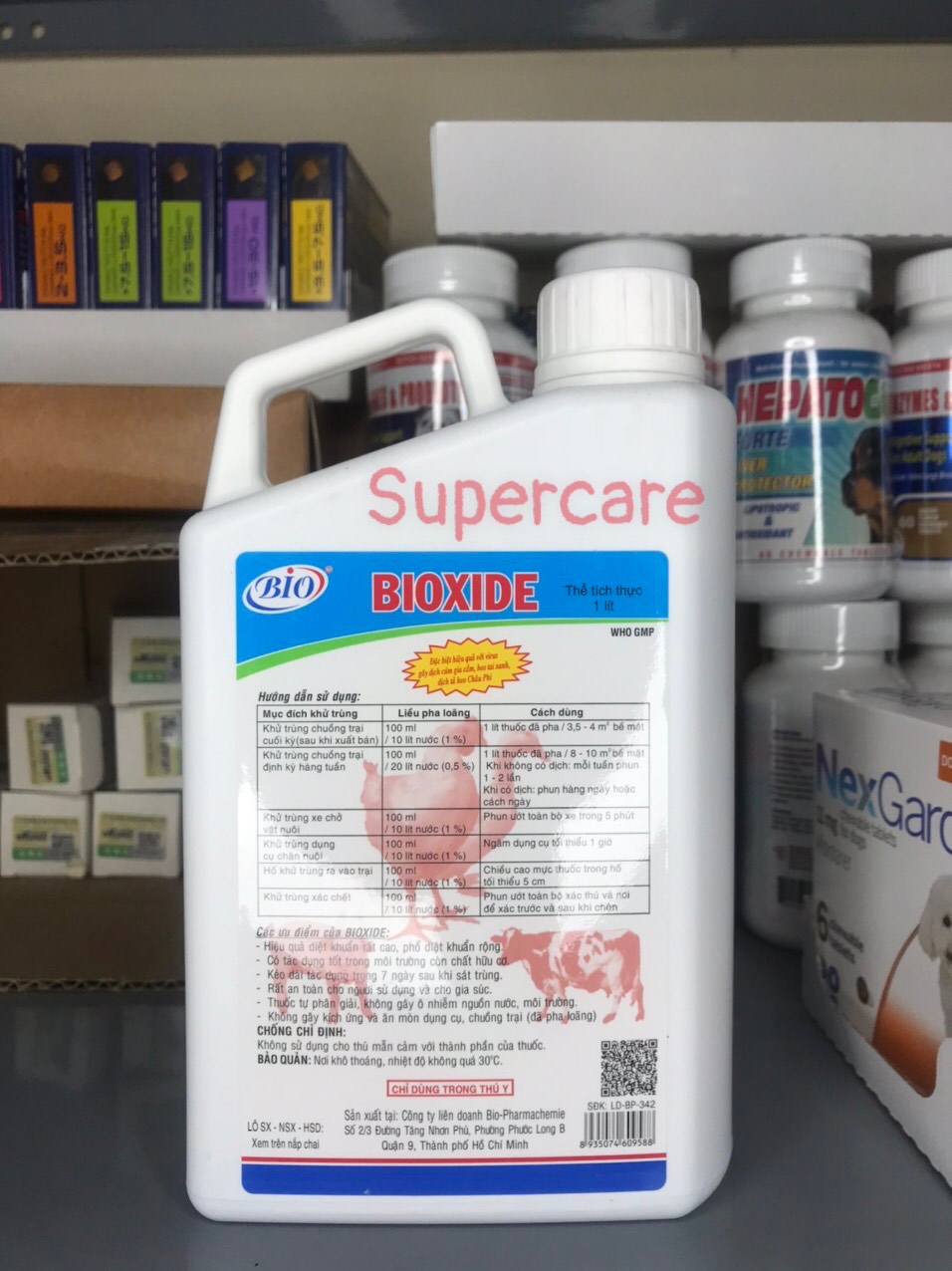 Bioxide 1000ml Sát Trùng Chuồng Trại