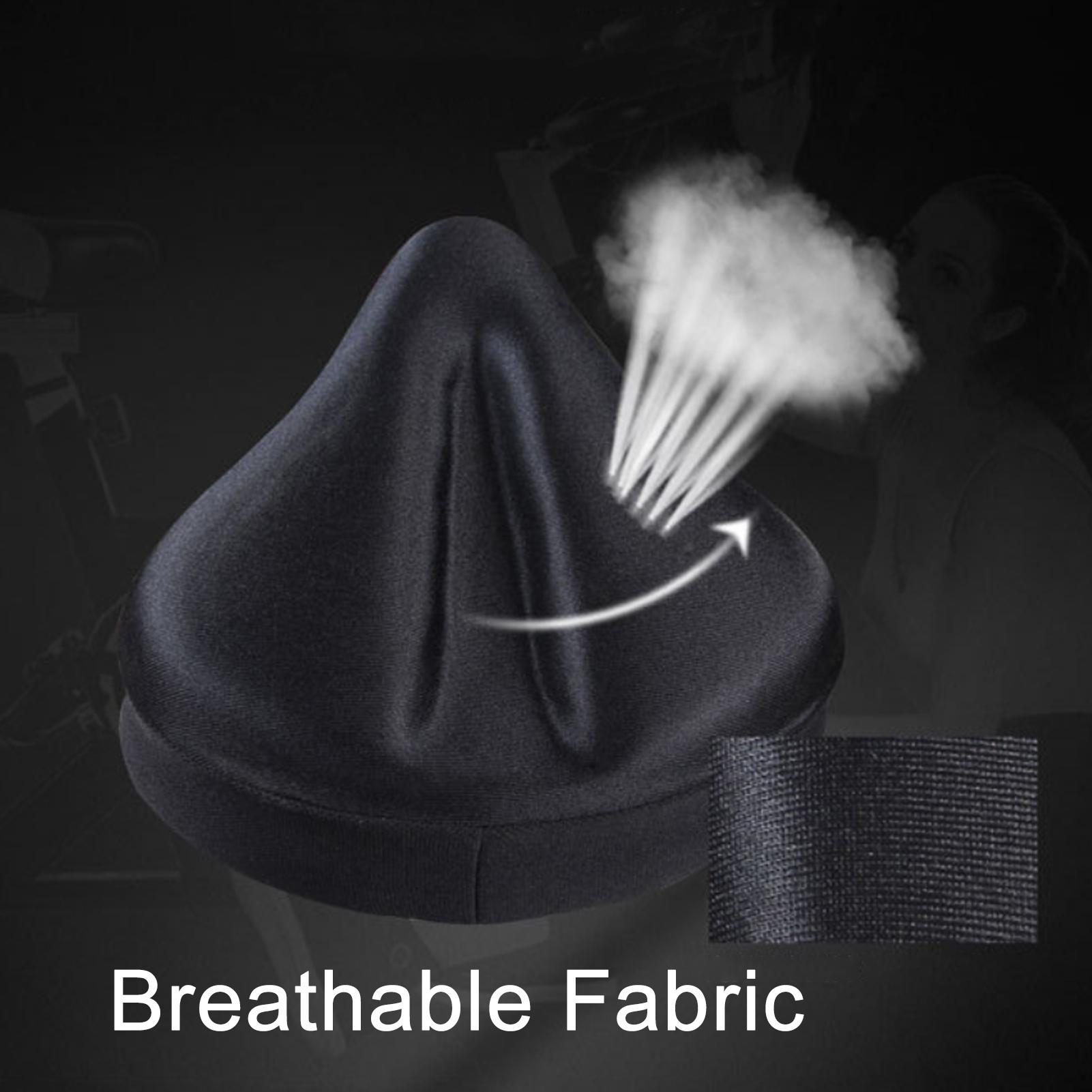 Yên Xe Bản Rộng Bằng Silicon Cho Xe Đạp Mềm Mại Thoải Mái