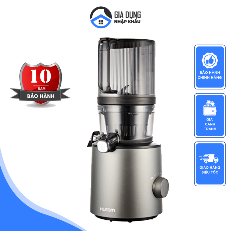 [BH10 NĂM] Máy Ép Chậm Hurom H201, Máy Ép Trái Cây, Hoa Quả, Máy Làm Kem Tươi Tại Nhà, Slow Juicer, 500ml, Nội Địa Hàn - Trục thay thế