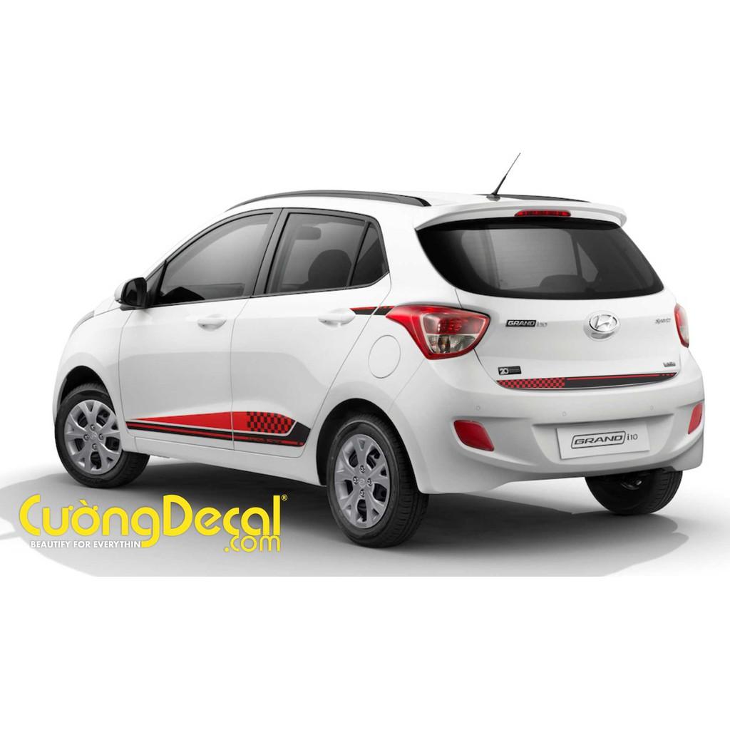 Bộ decal sticker tem xe Hyundai i10 Special Edition