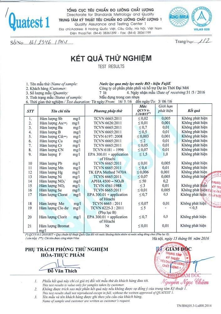 Máy Lọc Nước RO FUJIE RO-08 (8 Cấp Độ Lọc - Không Bao Gồm Tủ Cường Lực) - Hàng Chính Hãng