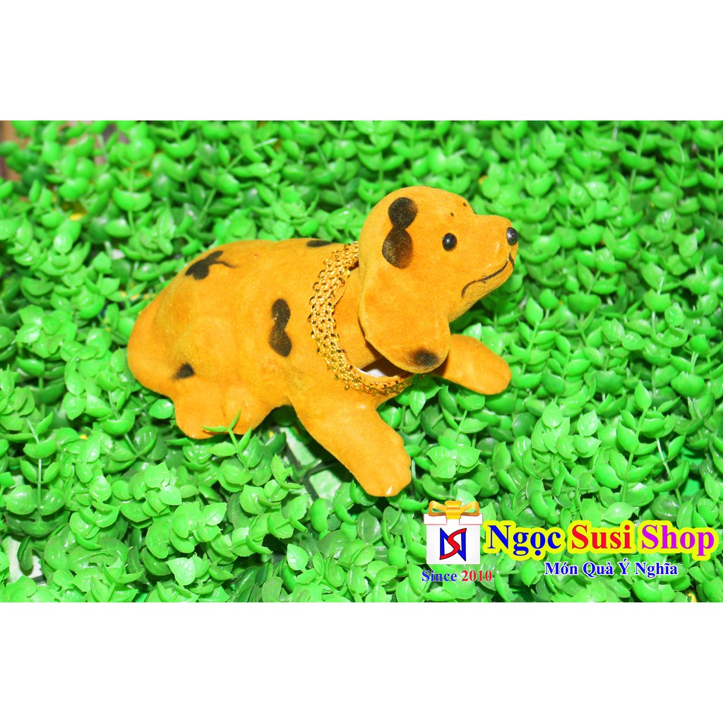 COMBO 3 CHÓ LẮC ĐẦU ĐỂ Ô TÔ XE HƠI SIZE LỚN 17CM - NGẪU NHIÊN MÀU