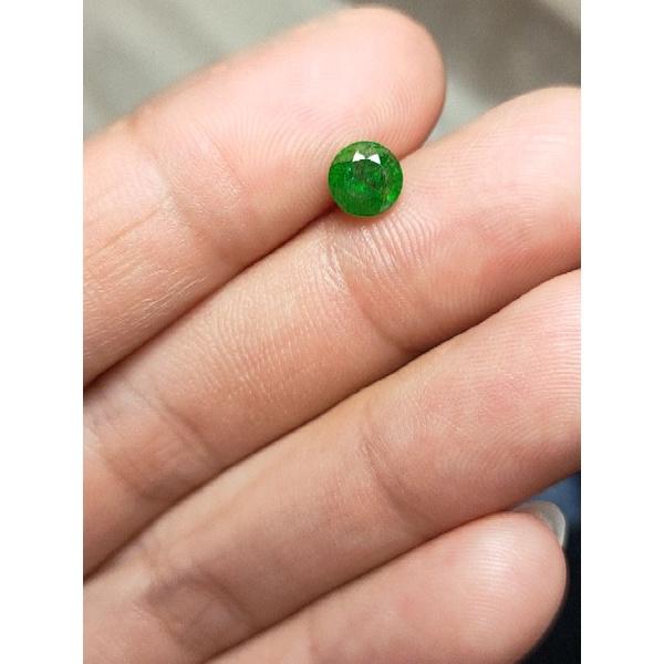 070* L hạt Garnet Xanh Lá (THIÊN NHIÊN) tsavorite