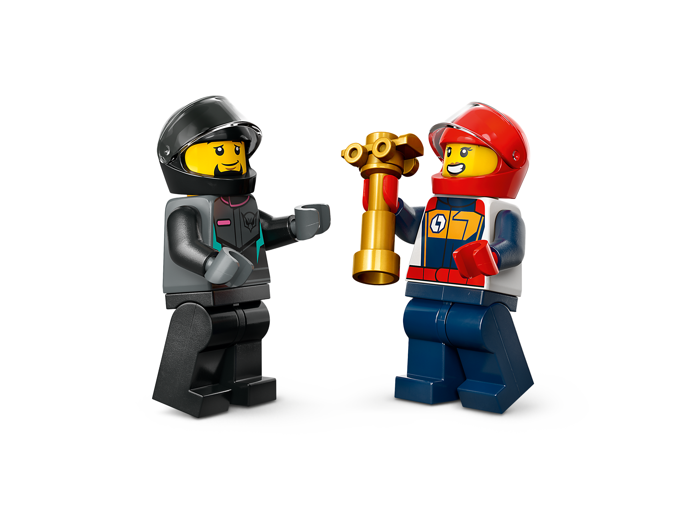 Đồ Chơi Lắp Ráp Bộ Đôi Xe Đua Go-Karts - Go-Karts And Race Drivers - Lego City 60400 (99 Mảnh Ghép)
