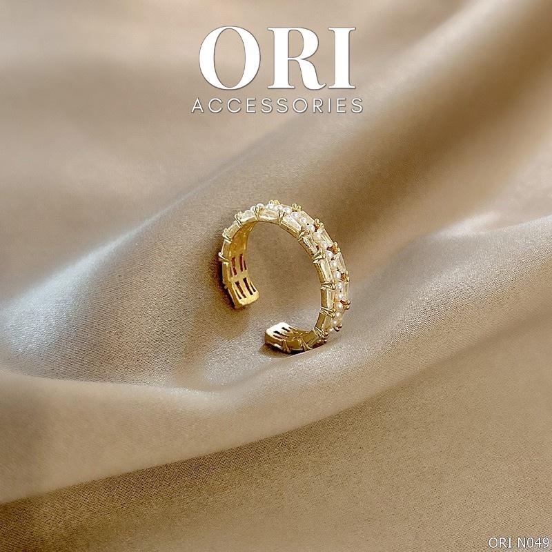 Nhẫn nữ Freesize pha lê Oriana thời trang độc đáo ORI ACCESSORIES N049