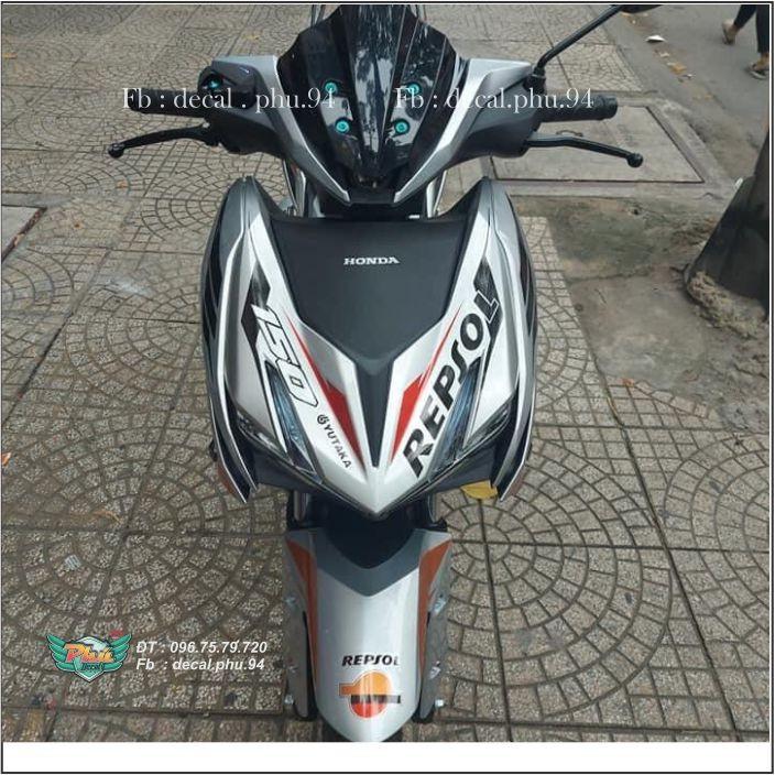 Tem Rời Winner X Repsol bạc cam