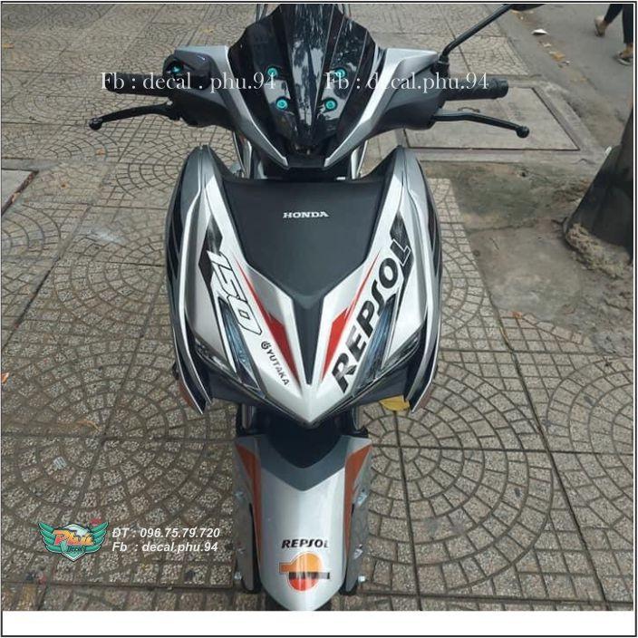 Tem Rời Winner X Repsol bạc cam (D)