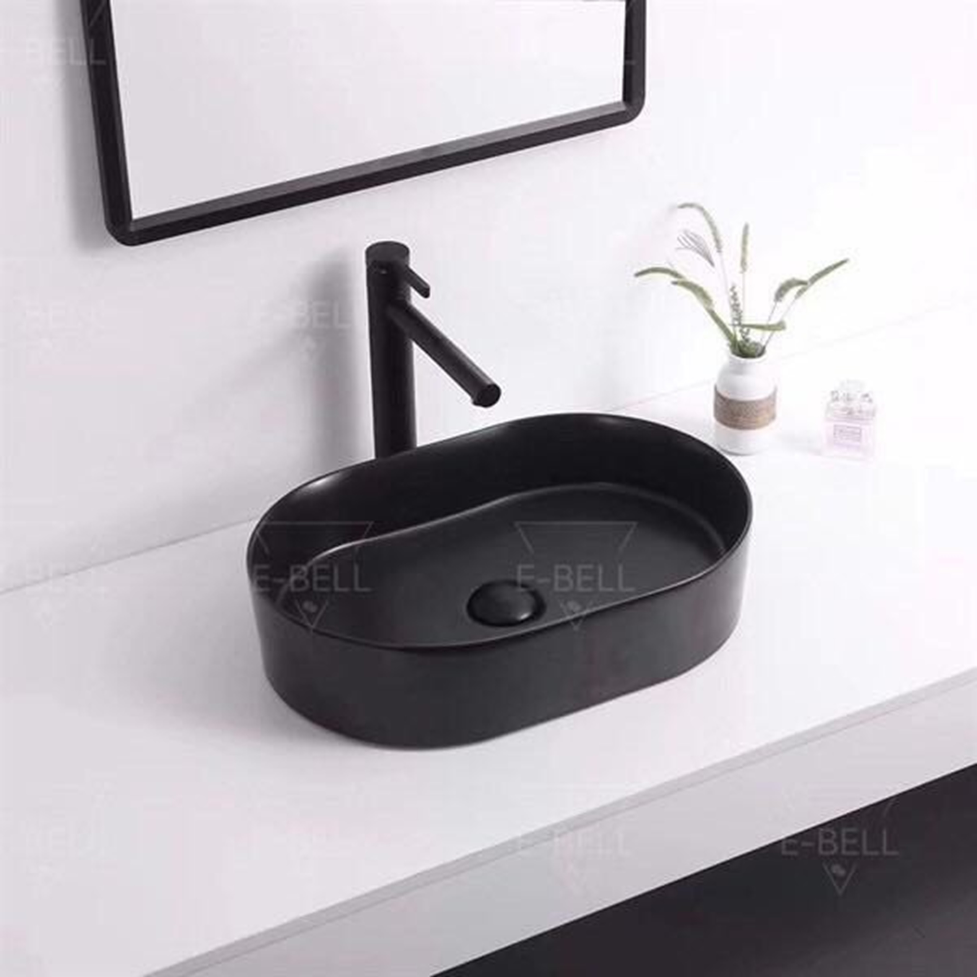 Chậu rửa lavabo màu đen GRVL 0889 BLACK