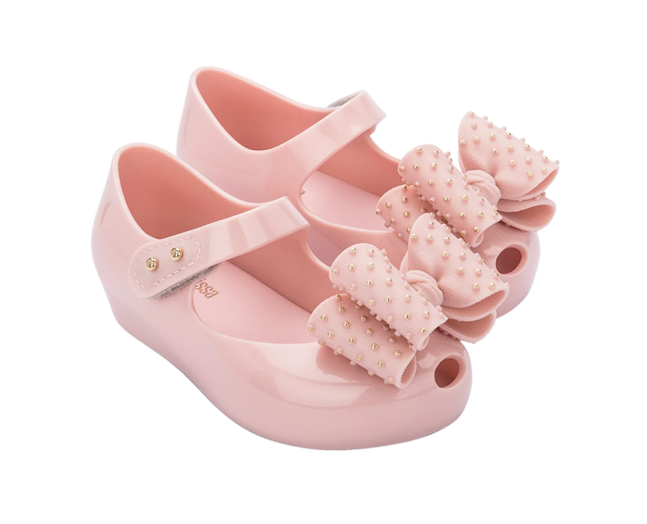 Giày thơm Mini Melissa Nơ chấm hồng (full tag box)