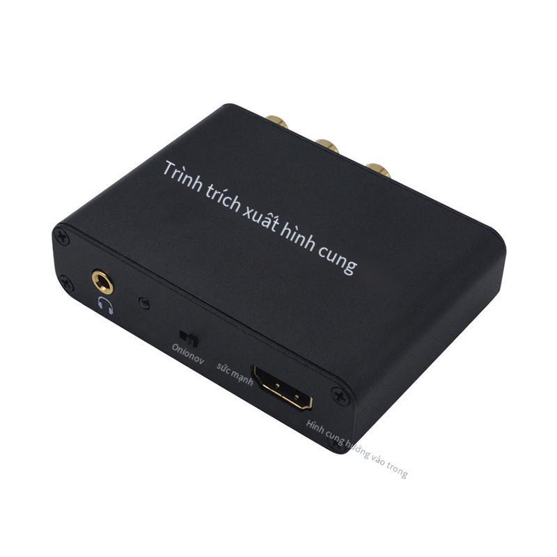 Vận Chuyển Nhanh Vòng Cung Sang Âm Thanh Âm Thanh HDMI Trở Lại Adapter Cáp Quang Đồng Trục Đầu Ra Âm Thanh 3.5 Mm Bộ Chuyển Đổi