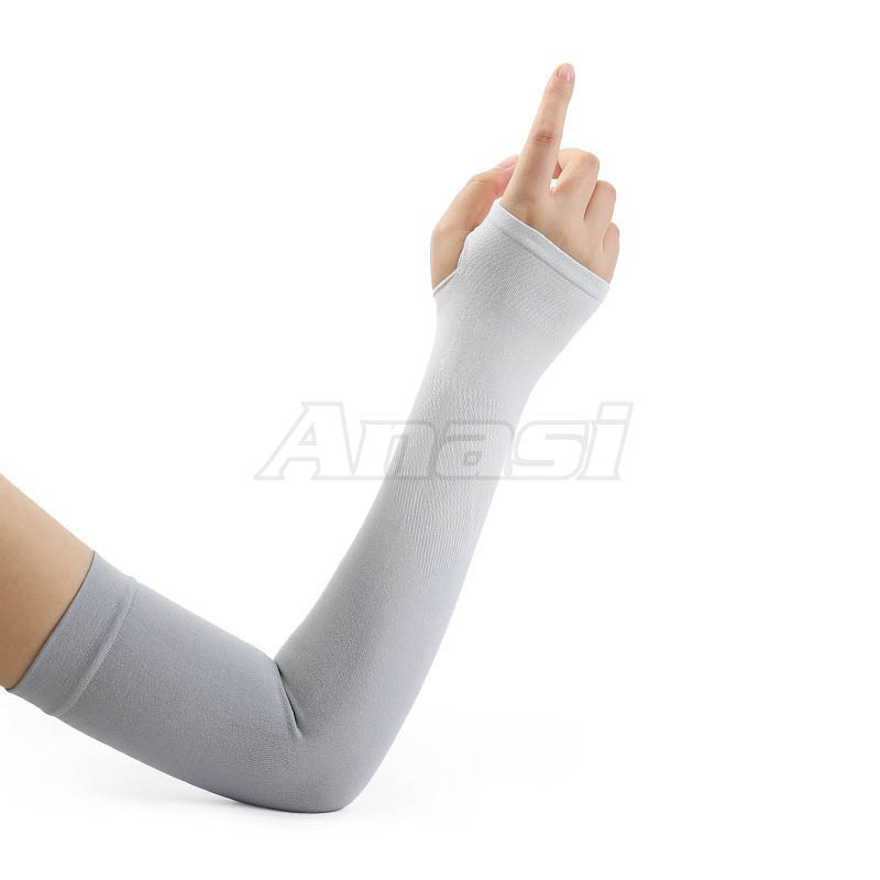 Găng tay chống nắng, cản tia UV, xỏ ngón nam nữ Anasi OBR34 - Vải dệt, co giãn tốt