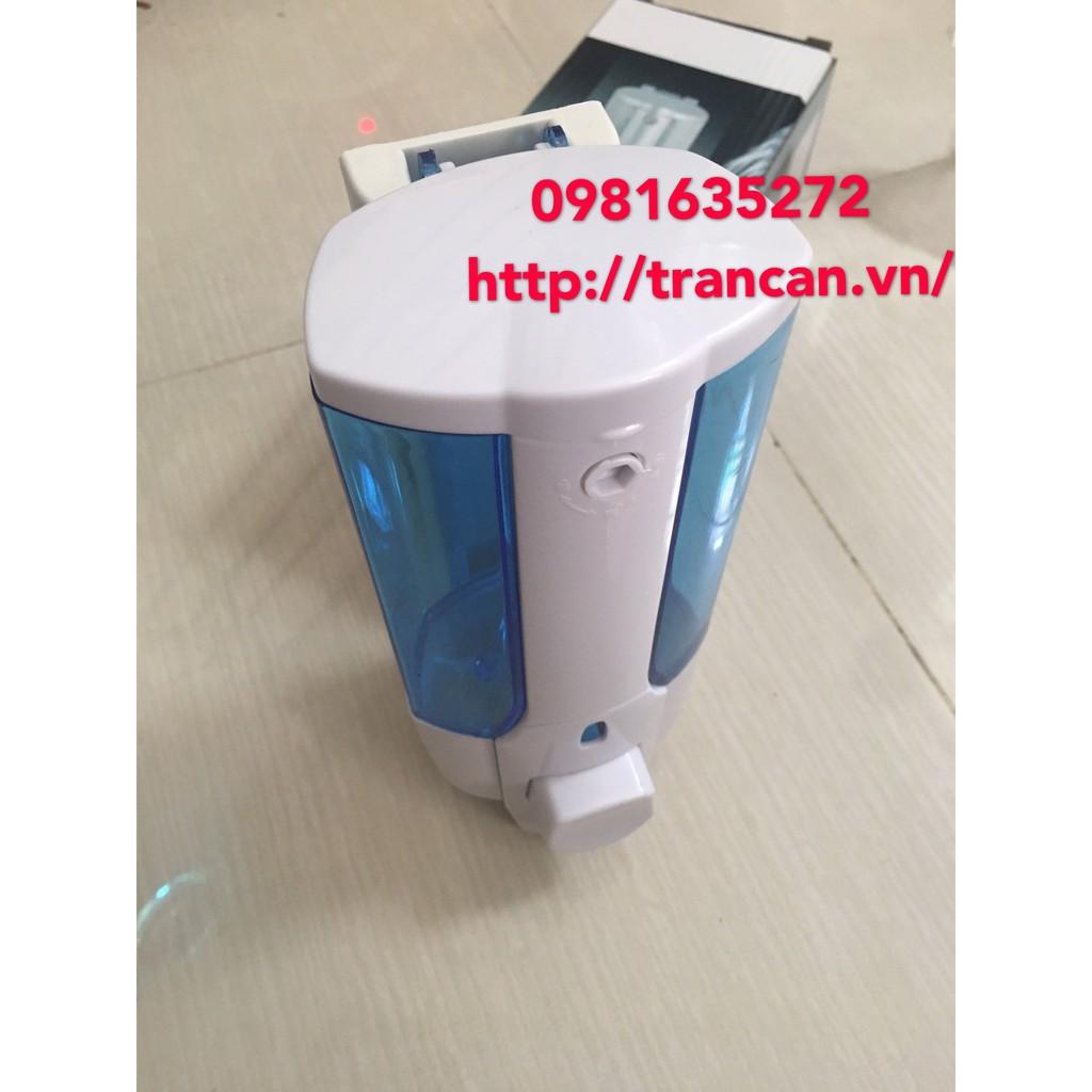 Bộ 2 Hộp đựng nước rửa tay xà phòng treo tường nhấn một bình