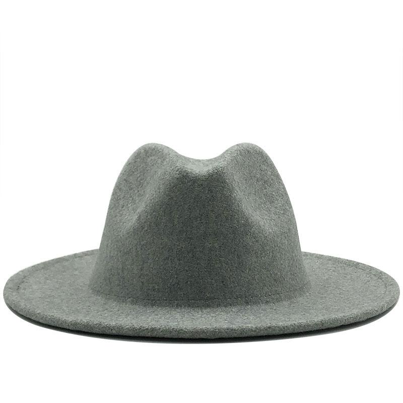 Chất Lượng Cao Len Thời Trang Mùa Đông Vintage Nữ Fedora Mũ Lưỡi Trai Nữ Cảm Thấy Nón Mùa Hè Mùa Xuân Len Cảm Thấy Đầu Jazz Nón