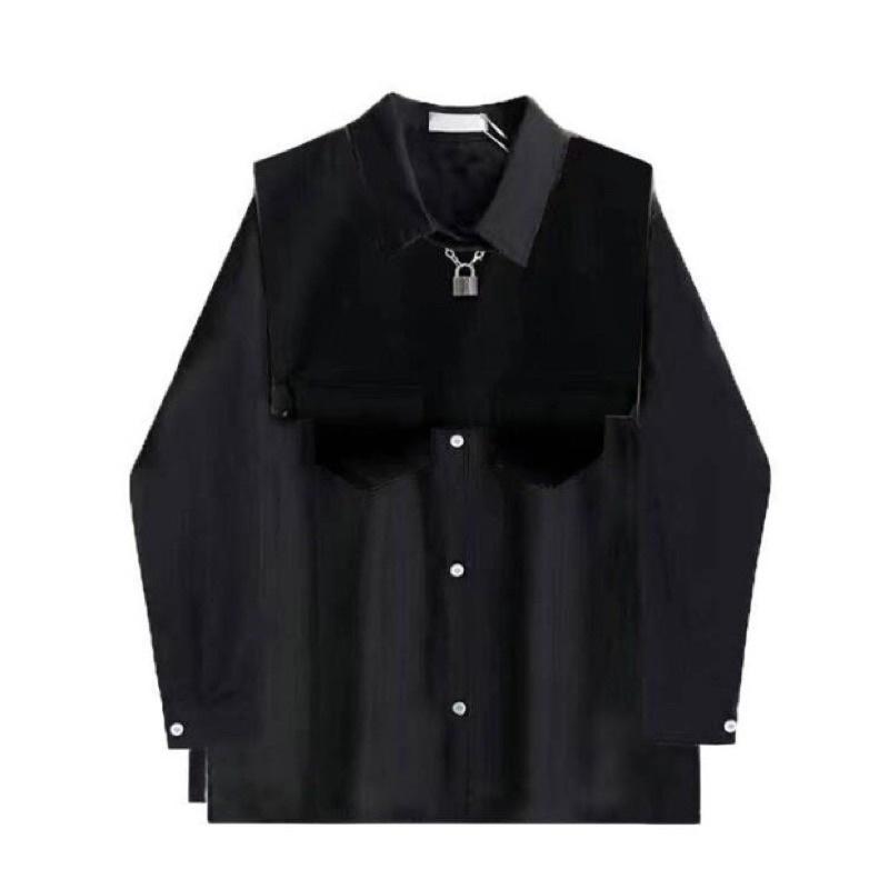 Sơmi thiết kế 2in1 Unisex