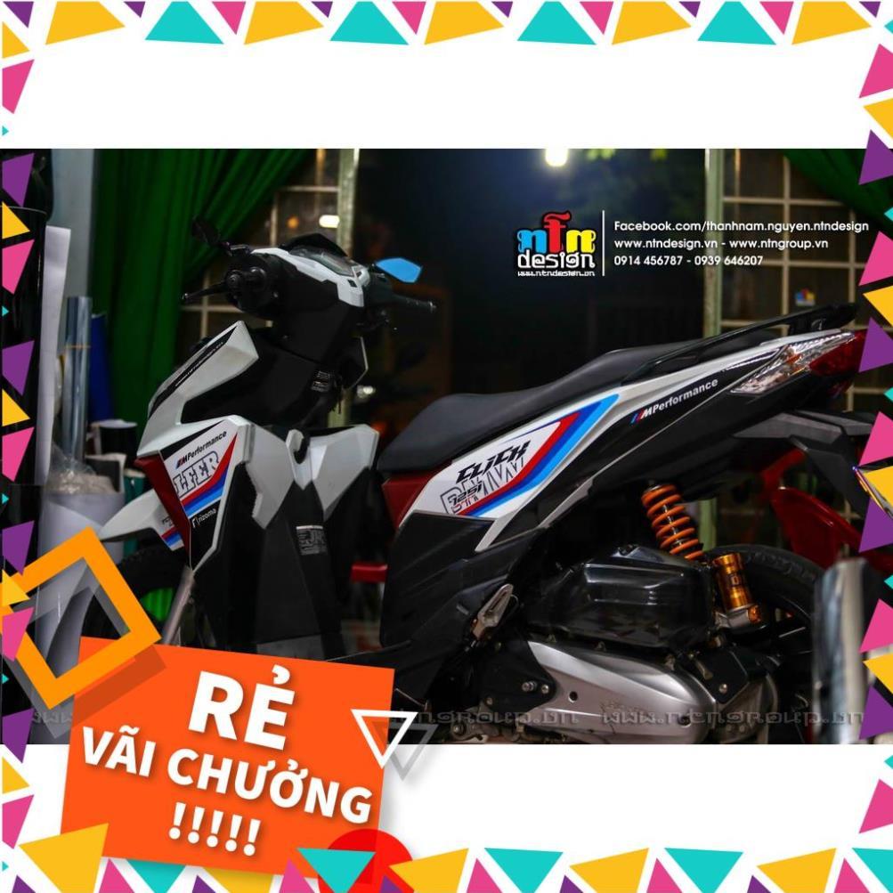 Tem Rời Vario Mẫu Chỉ Xanh Đỏ Trắng