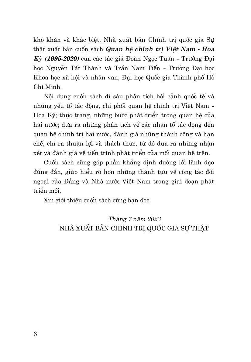Quan hệ Việt Nam – Hoa Kỳ