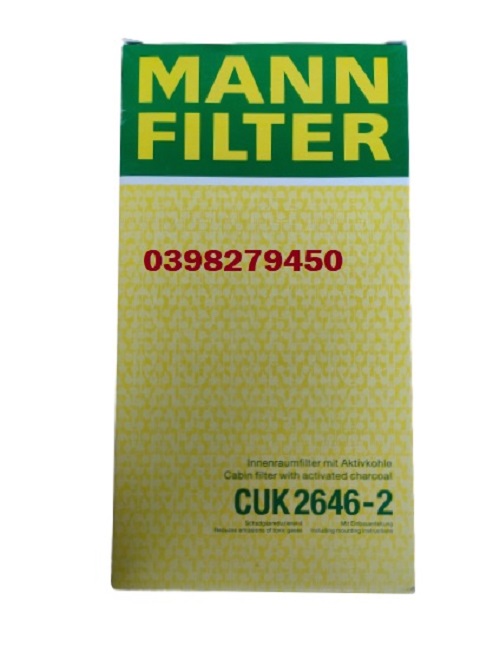 LỌC GIÓ ĐIỀU HÒA MANN FILTER CHO MERCEDES BENZ CUK2646-2