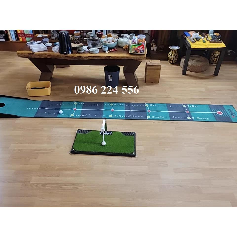 Thảm Tập Swing Golf xoay 360 Độ Nhập Khẩu PGM Trong Nhà Luyện Chip và Pitching TT012 - Hàng Chính Hãng