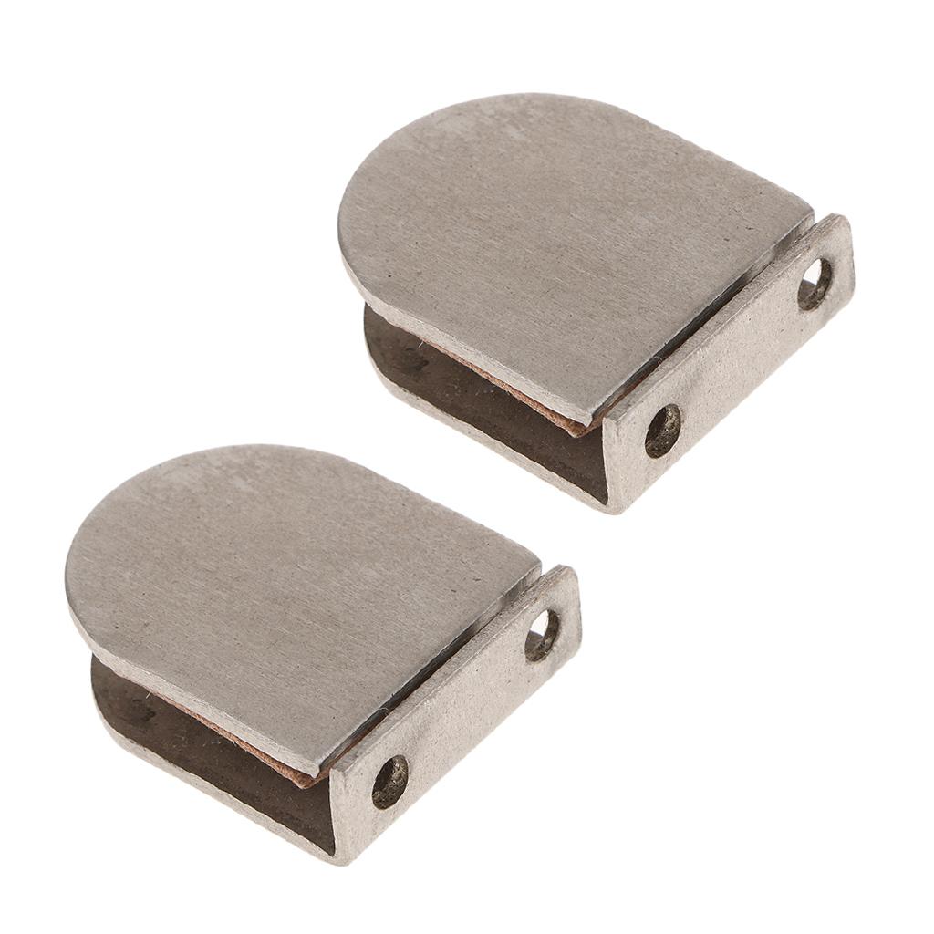 2 Pieces Glass Clips, Suitable for Fixing Bathroom Glass,Office Seat Glass,