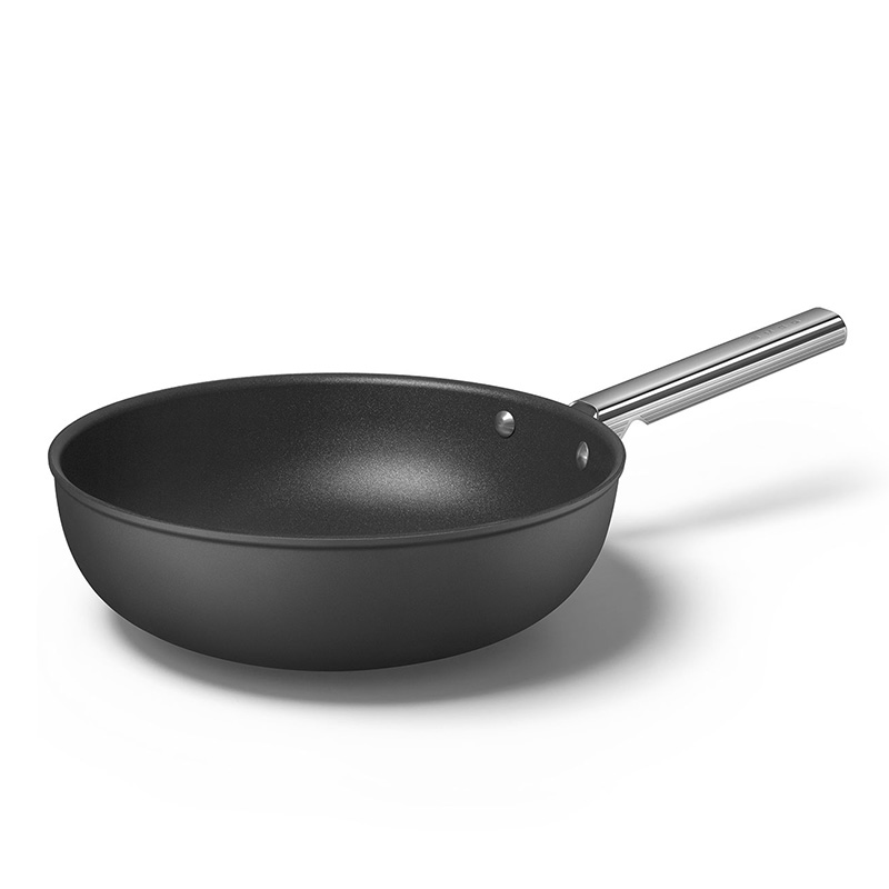 Chảo sâu lòng SMEG CKFW3001BLM 30cm màu đen Hàng chính hãng