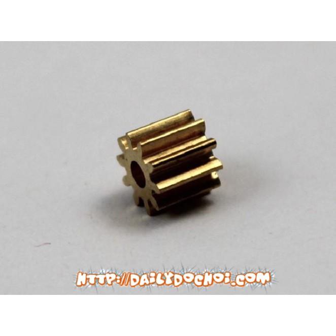 Bánh răng đồng 10 răng lỗ trục 2mm dùng để nối trục động cơ