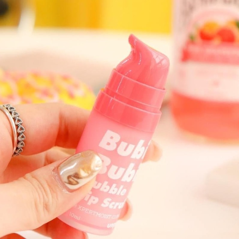 Tẩy Tế Bào Chết Sủi Bọt Cho Môi Unpa Bubi Bubi Bubble Lip Scrub 10ml