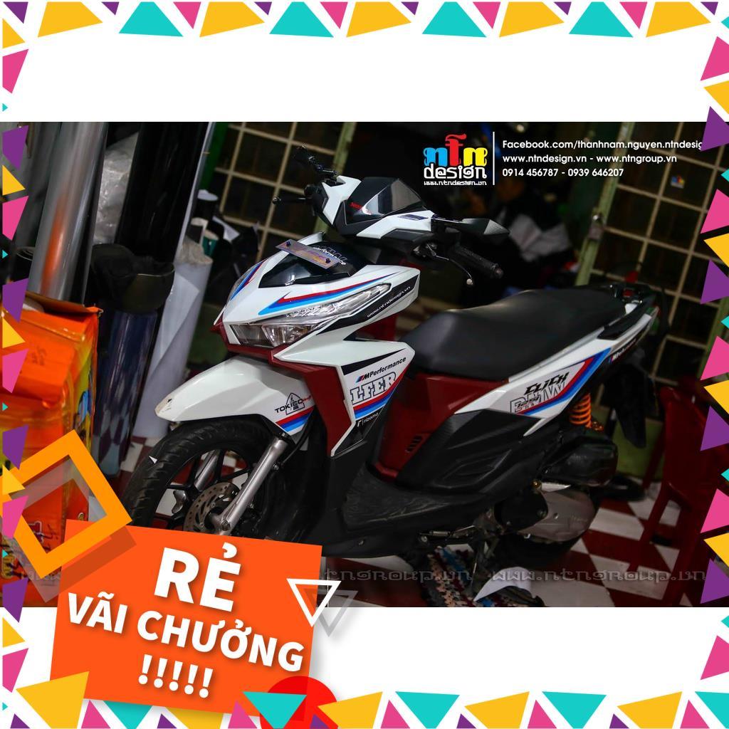 Tem Rời Vario Mẫu Chỉ Xanh Đỏ Trắng