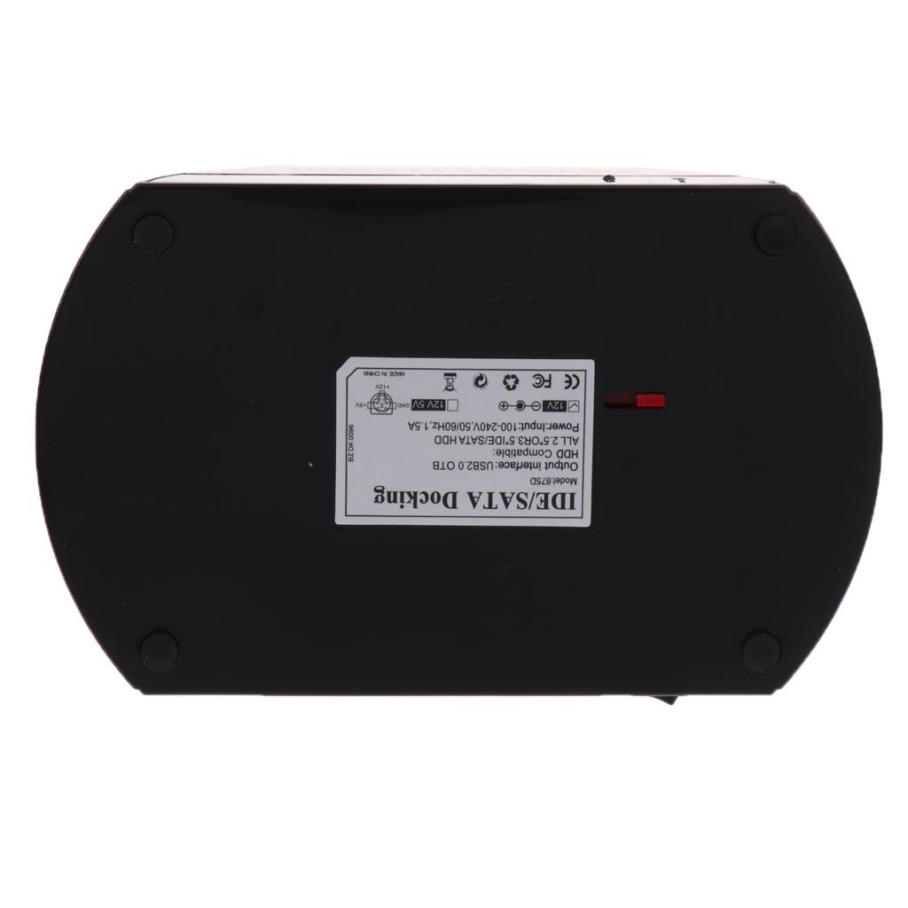 External Dual Port HDD Docking Station OTB for 2.5''/3.5'' IDE/SATA HDD/SSD