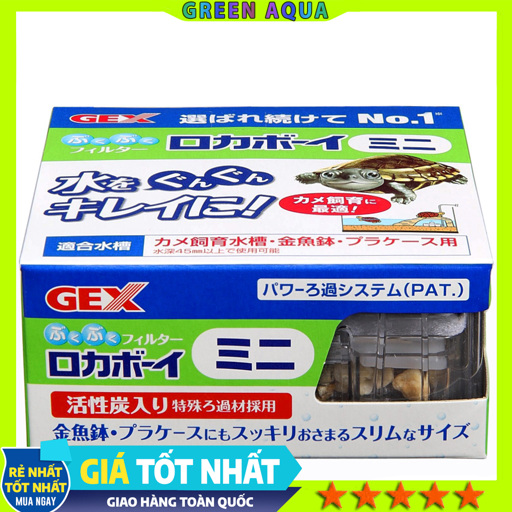 GEX - Roka Boy Mini | Lọc Bio mini làm sạch bụi nước và tạo vi sinh cho hồ cá thủy sinh