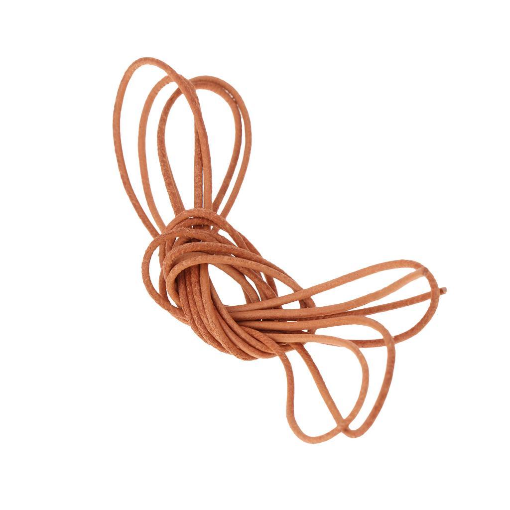 1 Meter Long Leather Cord Jewelry Kumihimo Making Thread Rope Braiding String1mm 1.5mm 2mm 2.5mm 3mm 4mm 5mm 6mm 8mm for DIY Crafts