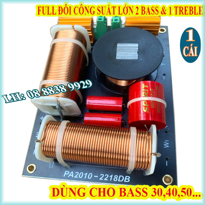 MẠCH PHÂN TẦN FULL ĐÔI  PA2010 CÔNG SUẤT LỚN 2 BASS & 1 TREBLE NHẬP KHẨU - GIÁ 1 MẠCH - HÀNG NHẬP KHẨU