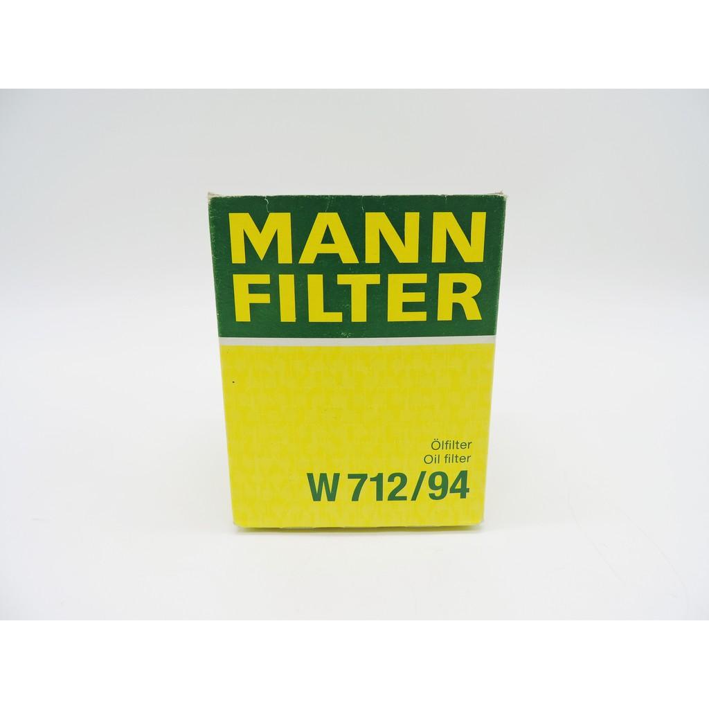 Lọc dầu nhớt MANN FILTER - W712/94 dành cho xe AUDI A1/A3, VOLKSWAGEN Polo, Tiguan, Jetta, 03C115561D, 03C115561H