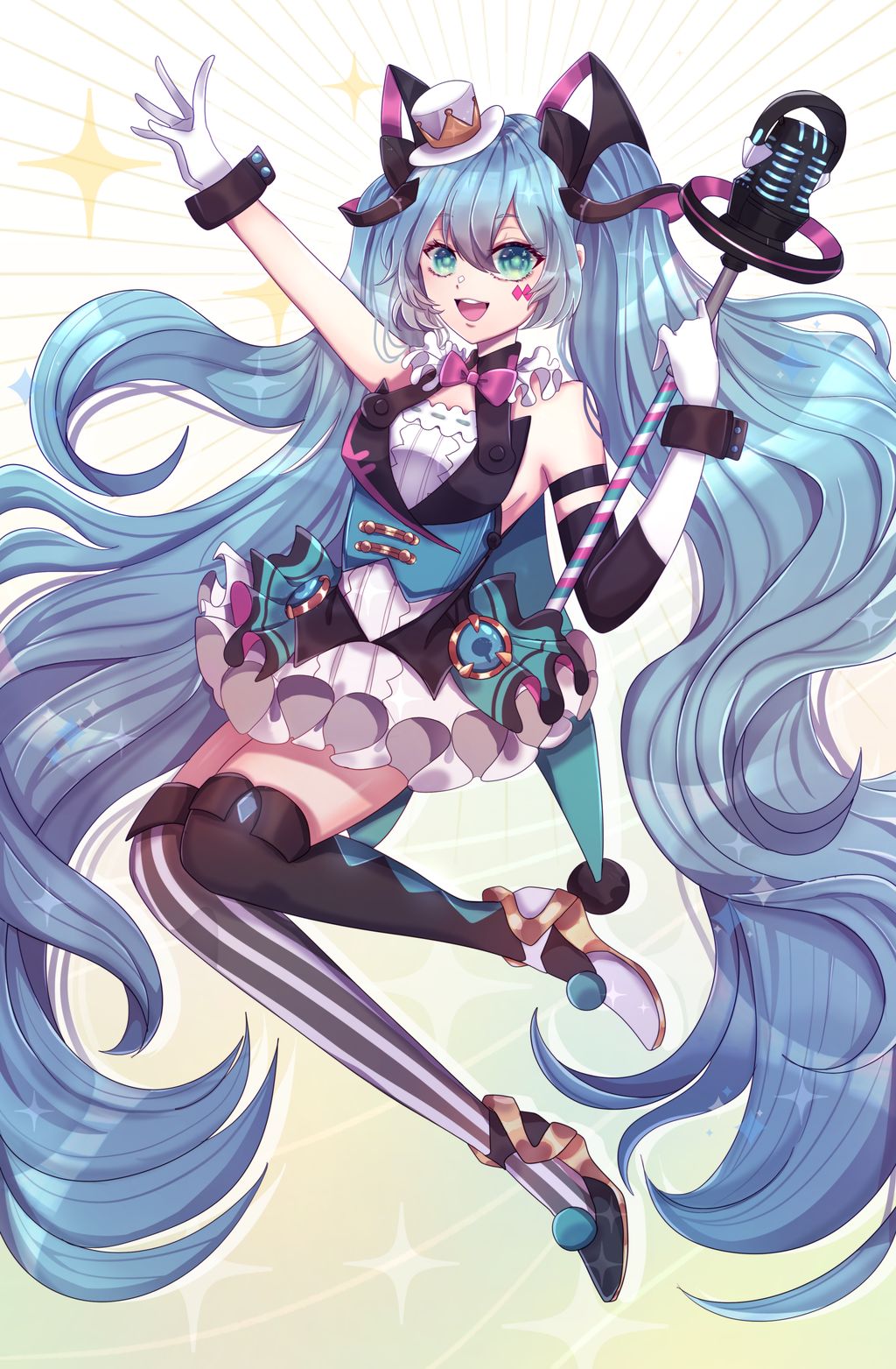 COMBO 5 TẤM POSTER A4 Hatsune Miku ẢNH KHÁC NHAU