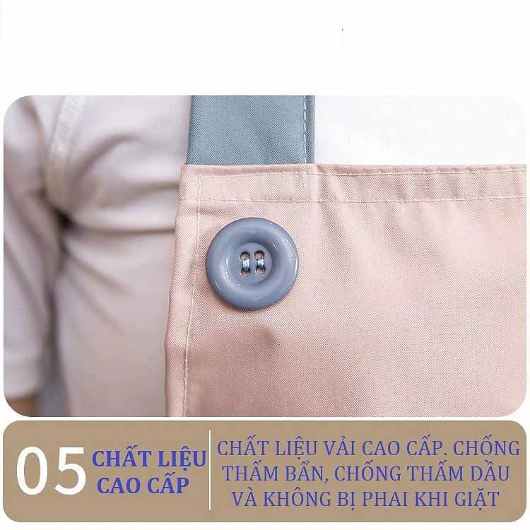 Tạp Dề Polime Không Thấm Nước, Sạch Sẽ Cute Chính Hãng TOKDODO