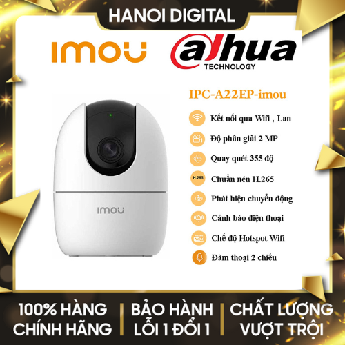 Camera IP Wifi Dahua Imou IPC-A22EP 2.0mpx Full HD - Hàng Chính hãng